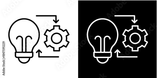 Implementation Iconset White Style Colection