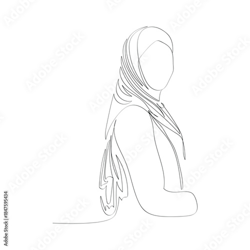 Silhouette of a Strong Woman Breaking Chains: Freedom Concept