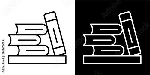 Library Iconset White Style Colection