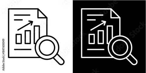 Analysis Iconset White Style Colection