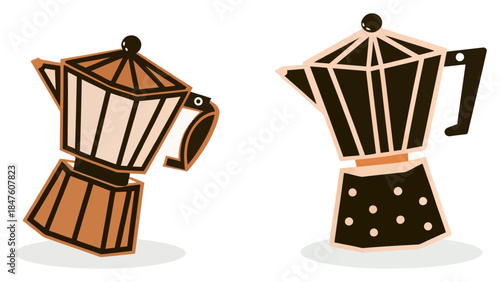 Conceptual illustration representing warmth and relaxation through abstract, flowing shapes and soft color gradients. | Editable EPS vectors.