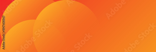 Minimal geometric background. Orange elements with fluid gradient. Dynamic shapes composition.
