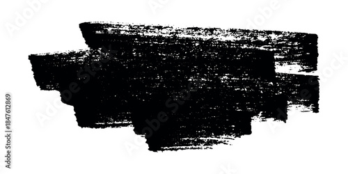 Brush paint stroke texture swatch Hand painted background Ink scribble dab clipart Paint smudge for tags and stamps design