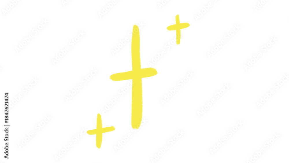 Fototapeta premium Magical Golden Sparkle and Starburst Elements: Celebration & Shine PNG Graphics