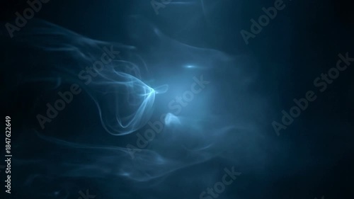 Dark fog slowly drifting across an empty cinematic background creating a mysterious atmospheric mood suitable for emotional visuals and abstract storytelling