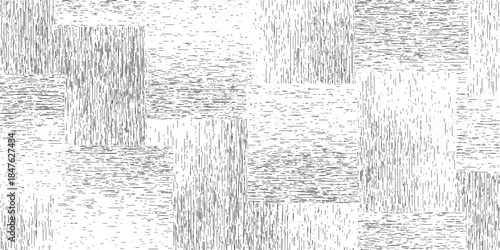 Black and white abstract pattern of vertical and horizontal lines in rectangular blocks texture