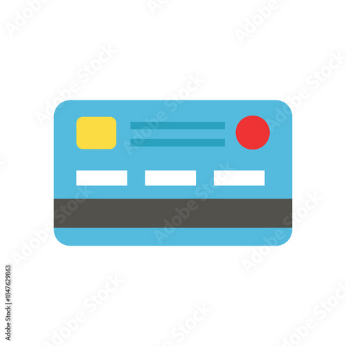 Debit or credit card icon vector.eps