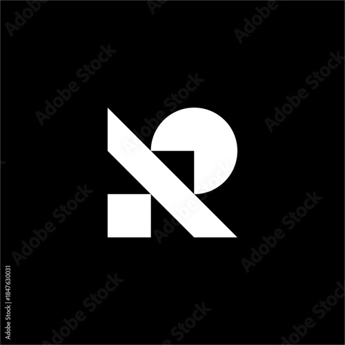 A futuristic, winged Letter R aesthetic. Perfect for innovative aerospace technology or modern aviation services.