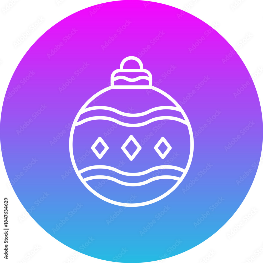 Obraz premium Bauble Icon