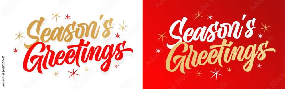 Obraz premium Season's Greetings