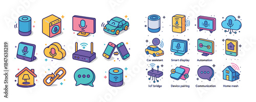 Smart home technology concepts: devices, automation, wireless co