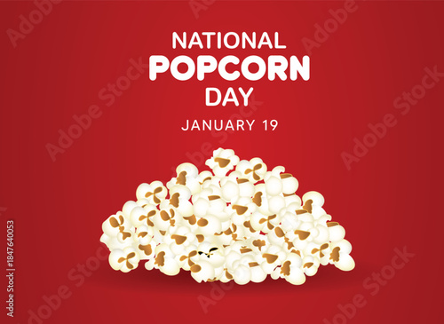 Fresh popcorn heap illustration highlighting crunchy snack texture and delicious appeal