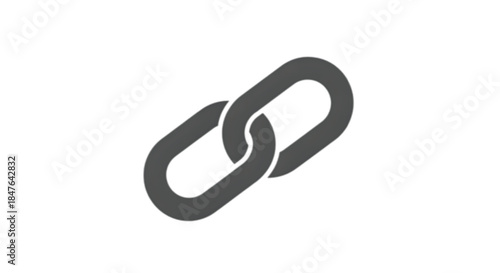 Interlocking chain links symbolize connection and strength