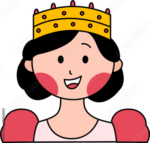 Beautiful fairytale Elf princess. Cute and beautiful princesses. Babies fairy lady characters, adorable queen.