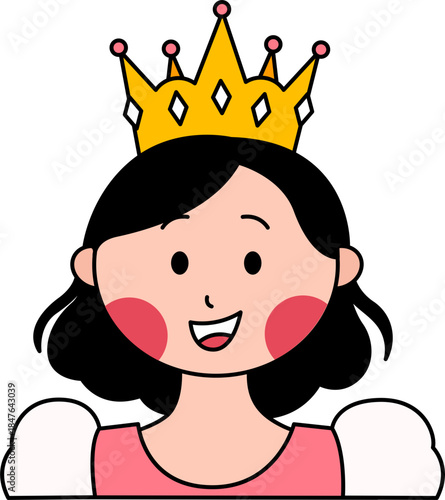 Beautiful fairytale Elf princess. Cute and beautiful princesses. Babies fairy lady characters, adorable queen.