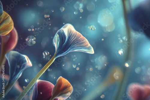 flower in water