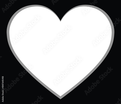 Heart shape design for love symbols, Set simple drawings heart symbols, valentines day related designs and frames, Red heart formed by Available in vector EPS format. editable vector file format.