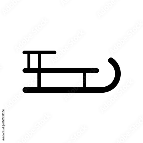 sled - simple vector icon