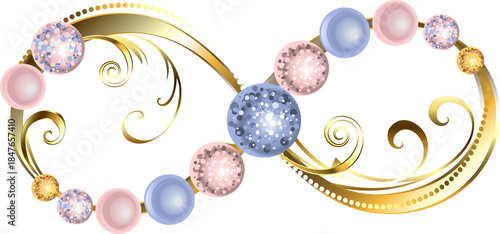 Symbol Infinity of Fashion Beads