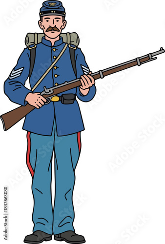 American Civil War Union Soldier