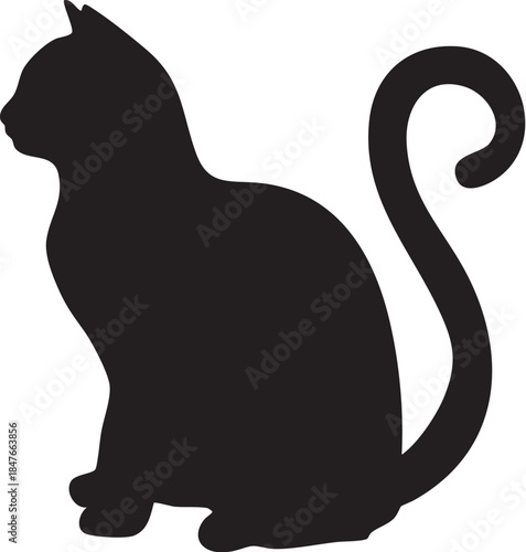 Cat Silhouette, Cat, mammal, animals png
