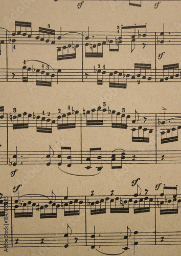 old music sheet