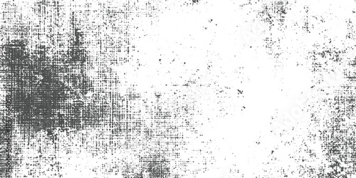 Dark gray textured distressed overlay with subtle halftone dots and speckles on white background grunge