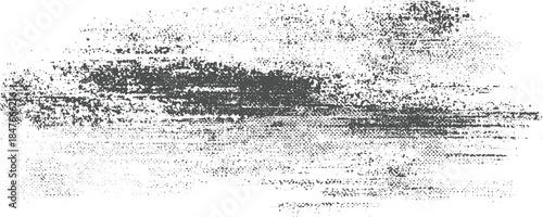 Dark gray textured grunge overlay on white background with scattered dots and lines distressed