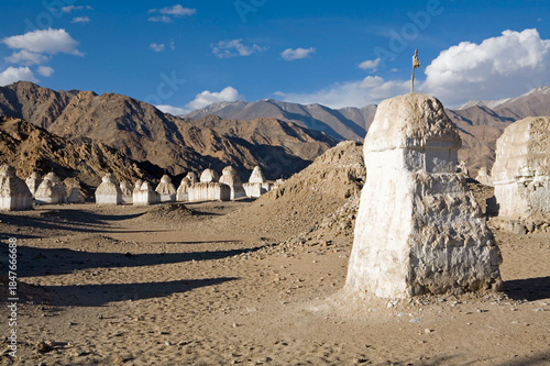 mountain landscape with blue sky