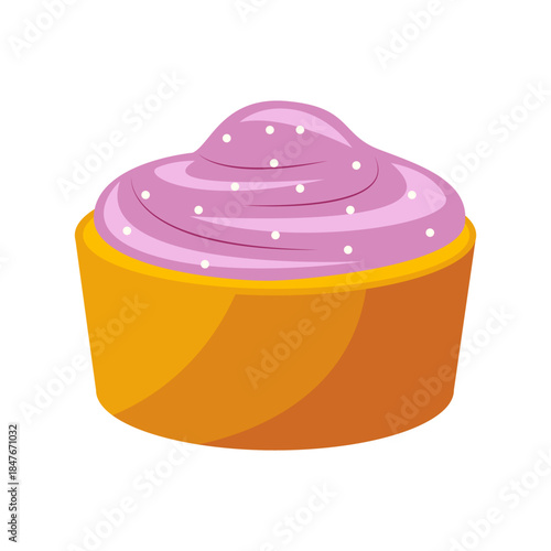 Blueberry Frosted Cake