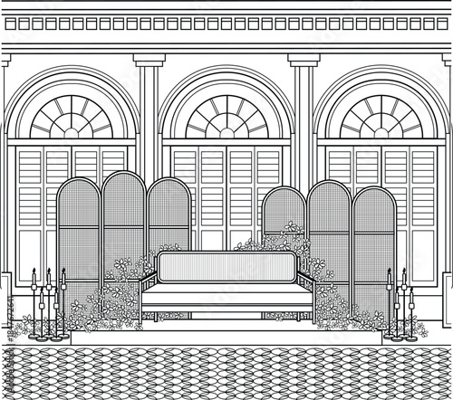 classic wedding backdrop design ideas