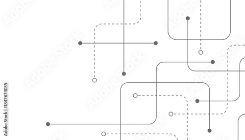 Abstract background with technology circuit board texture. Modern electronic motherboard texture. Creative idea for internet technology. Tech concept for header, web banner, website, presentation.