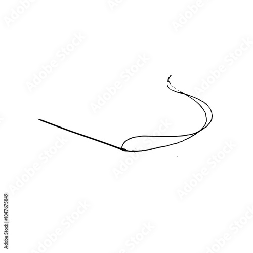 needle isolated on white