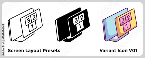 screen layout presets
