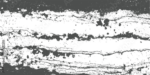 Dark gray textured abstract pattern with white negative space and rough edges background grunge