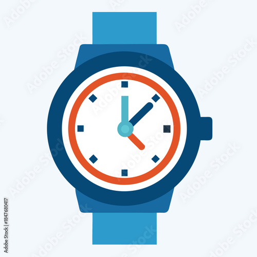 A 3d business concept illustration featuring a stopwatch and clock icon with a speed arrow to symbolize that time is money and the hour to go is now