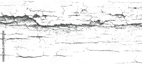 White surface with dark gray textured lines and fissures abstract background cracked