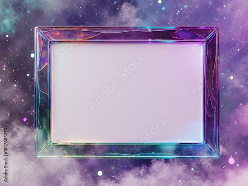 Blank signboard made of col...