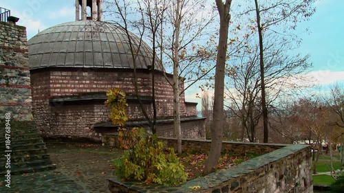 Large Dome of Tophane-i Amire Historic Building in Istanbul