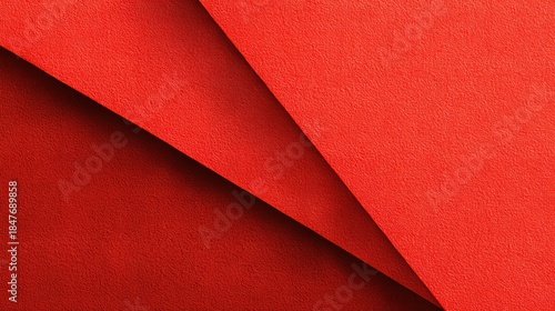 Wallpaper Mural Abstract background of overlapping textured red paper layers with subtle shadows Torontodigital.ca