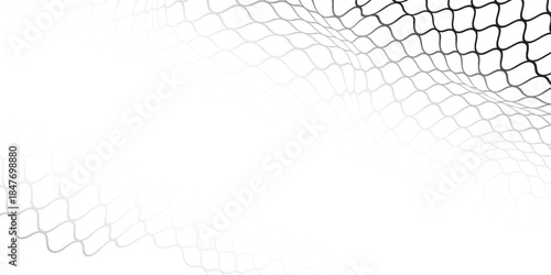 Net pattern. Rope net vector silhouette. Soccer, football, volleyball, tennis and tennis net pattern. Fisherman hunting net rope texture / pattern.