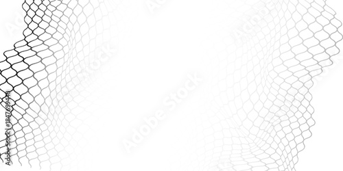Net pattern. Rope net vector silhouette. Soccer, football, volleyball, tennis and tennis net pattern. Fisherman hunting net rope texture / pattern.