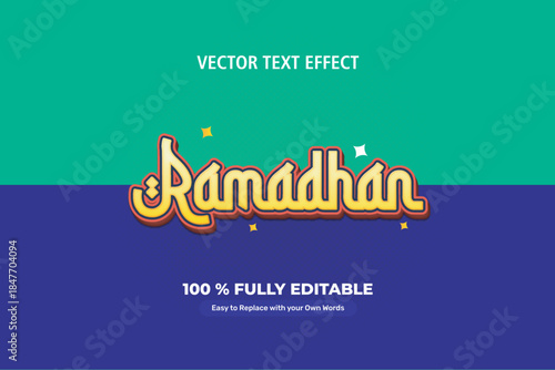 RAMADHAN TEXT EFFECT 