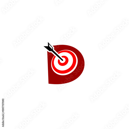 Target Bullseye with arrow an...