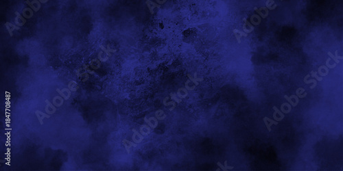 Abstract dark Firey blue texture watercolor grunge texture background. Acrylic modern creative deep dark glowing blue neon watercolor grunge firey textured design art. Abstract blue watercolor.