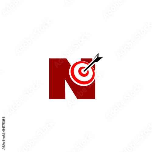 Target Bullseye with arrow an...
