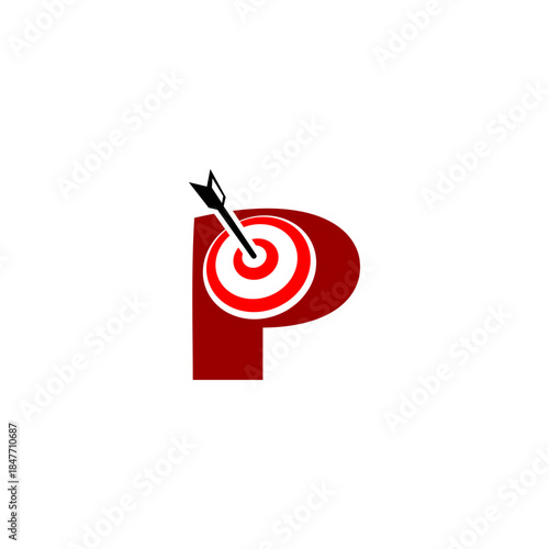 Target Bullseye with arrow an...