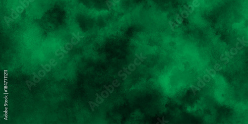 abstract cloud and vapor texture background. Black and Green smoke aquarelle smudge illustration smooth grungy smokey light pastel colors ink glow. Teal color powder explosion	