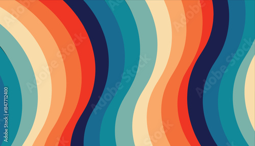 retro rainbow colorful strip background