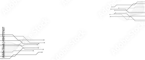 Vectors Abstract connecting lines and dots. Social networking, network connection and global communication technology background